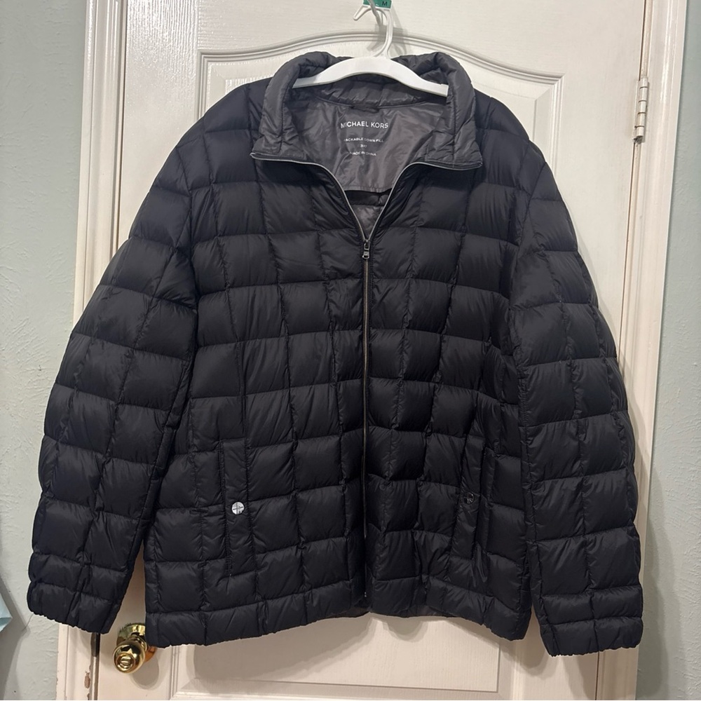 Michael Kors Black Quilted Jacket